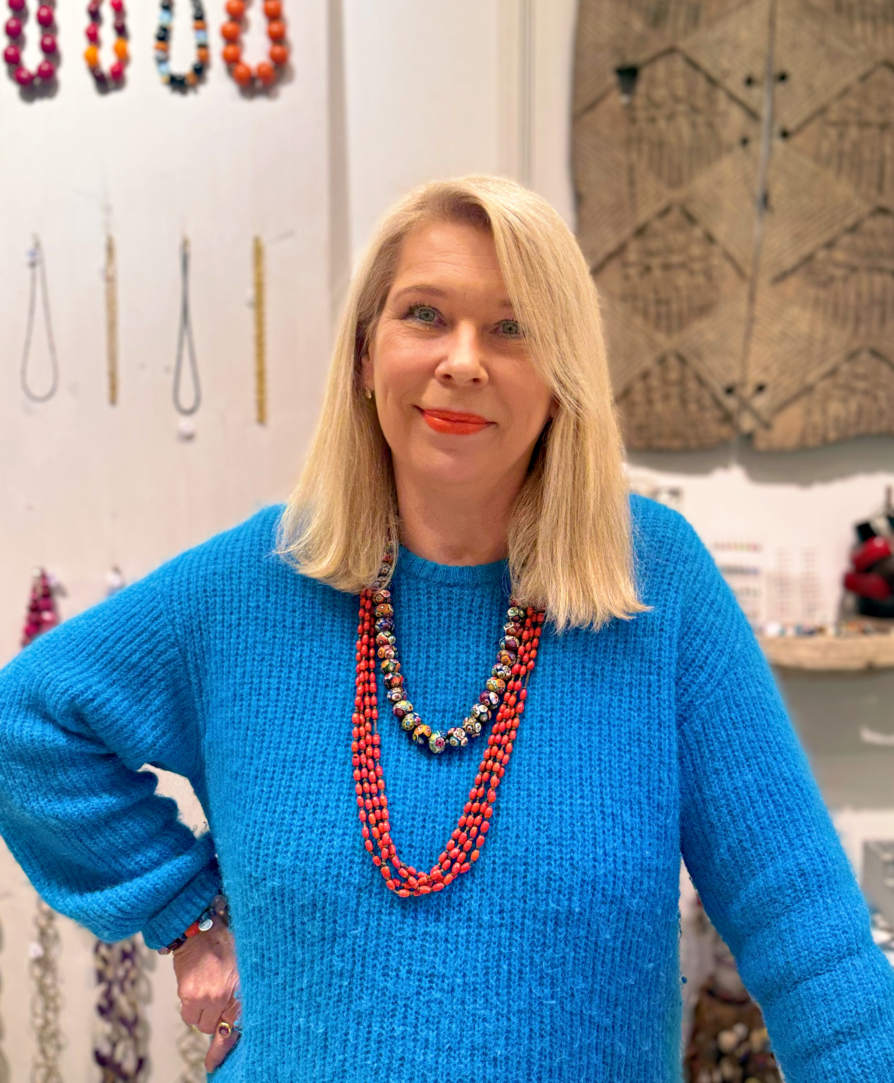 Owner Birgit Laun at PERLIN in Berlin-Mitte.
